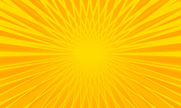 yellow orange glowing sun rays with orange background