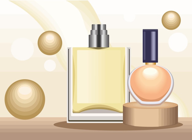 Yellow and orange perfumes