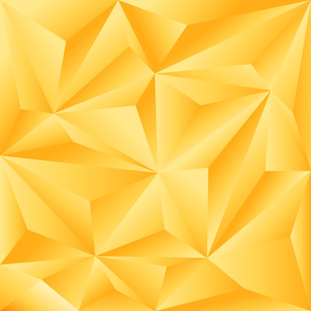 Yellow Polygonal Background