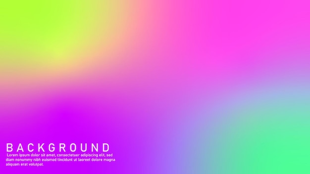 Yellow purple pink and blue gradient neon abstract background