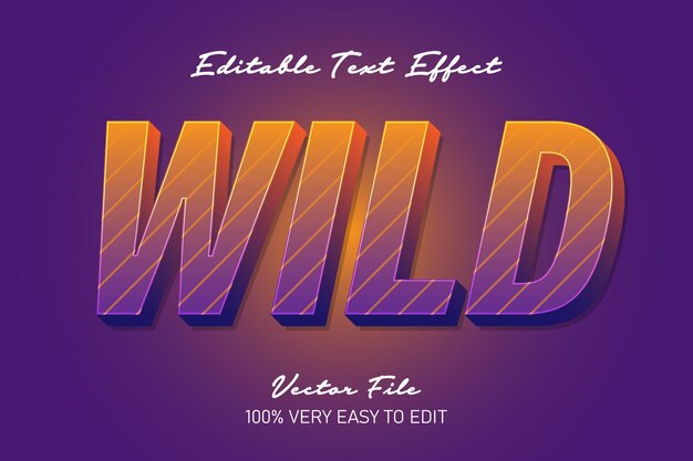 Yellow purple style text effect