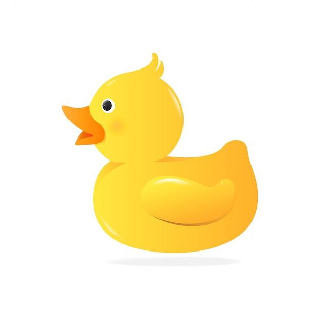 Vector yellow rubber duck