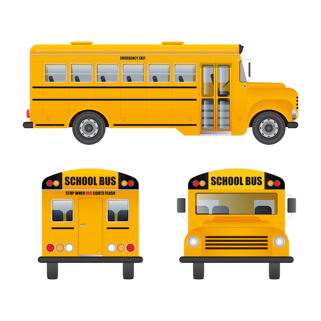 Set scuolabus giallo