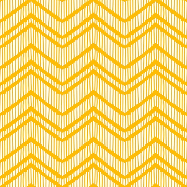 Vector yellow seamless pattern with soft chevron design