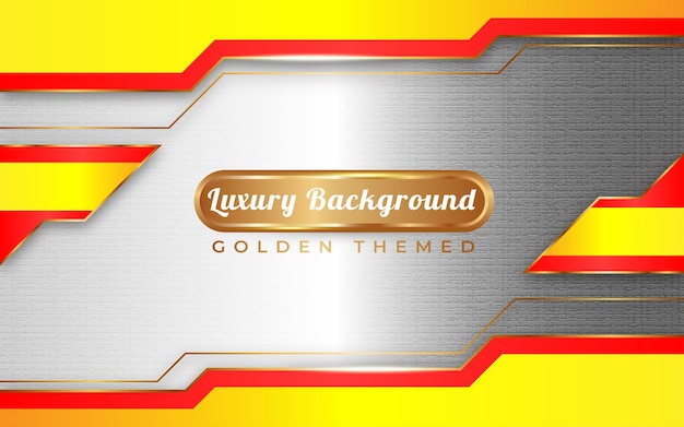yellow and silver background golden style