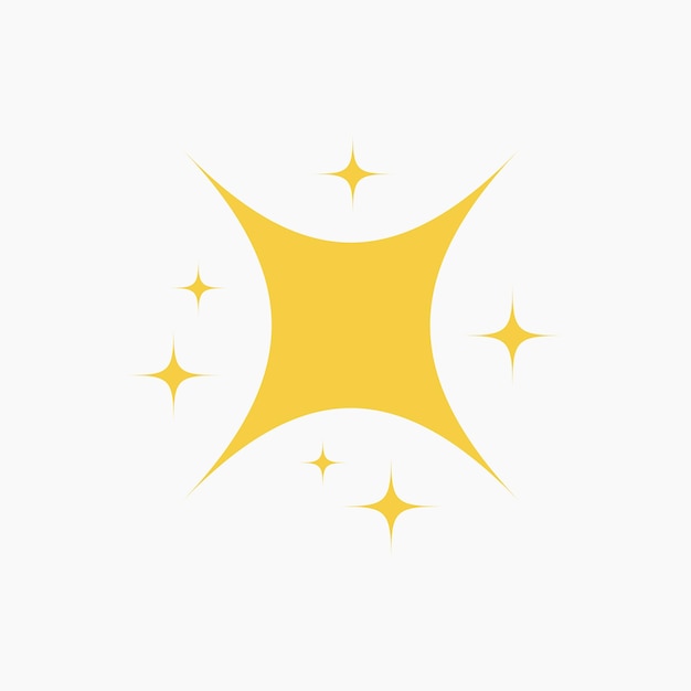 Yellow Sparkle Star