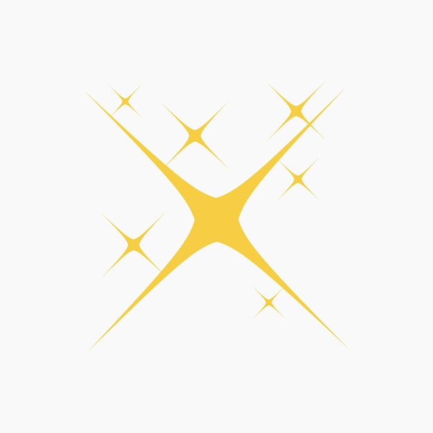 Yellow Sparkle Star