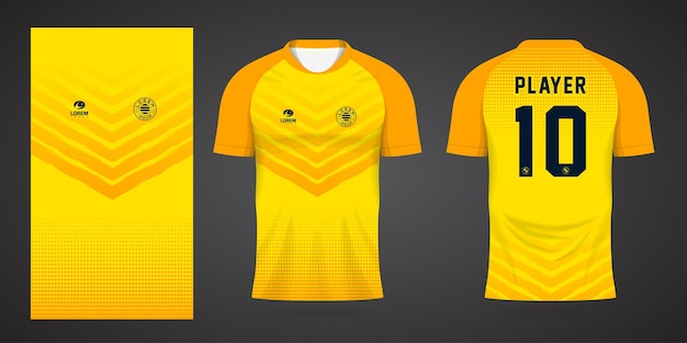 Free Vectors  Soccer uniform number: Yellow 1-11