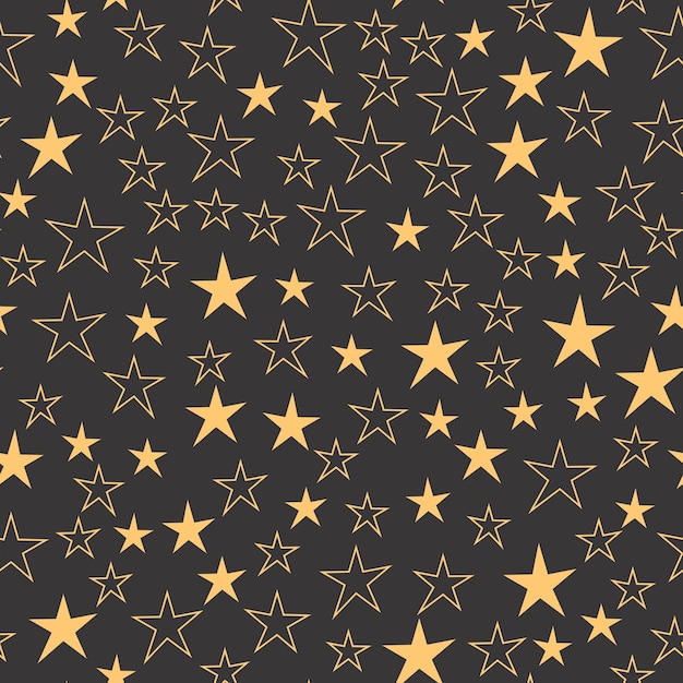 Yellow stars pattern