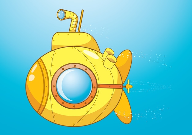 Vector yellow submarine