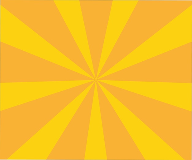黄色のサンバーストの背景デザイン抽象的なサンバーストパンフレットデザインテンプレート
