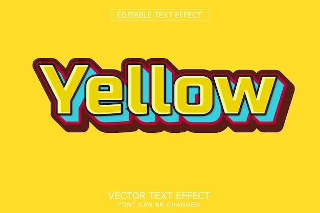 Yellow Text Effect