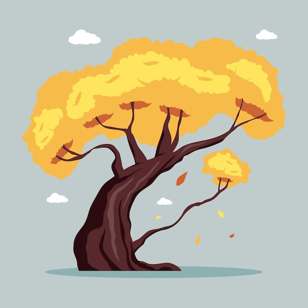 Windy Tree Vector Art, Icons, and Graphics for Free Download