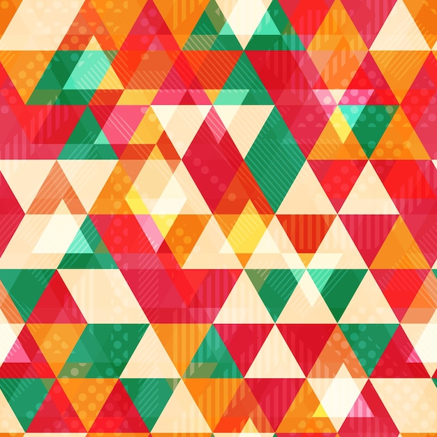 Premium Vector | Yellow triangle seamless pattern eps 10 vector file