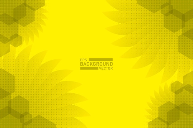 Yellow vector background illustration design