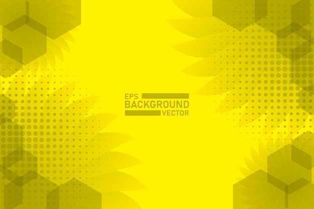 Yellow vector background illustration design