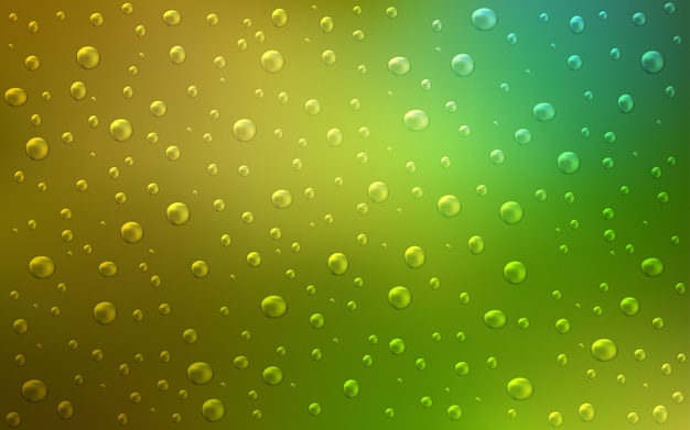 Yellow vector template with circles