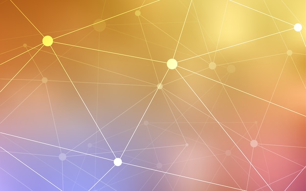 Yellow vector texture with disks
