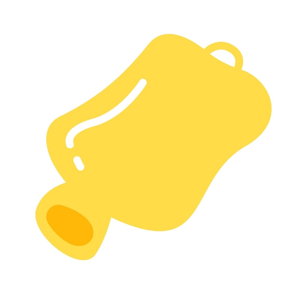 Yellow warmer icon vector illustration