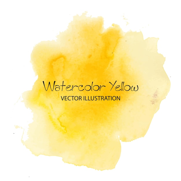 a yellow watercolor painting of yellow yellow and black watercolors