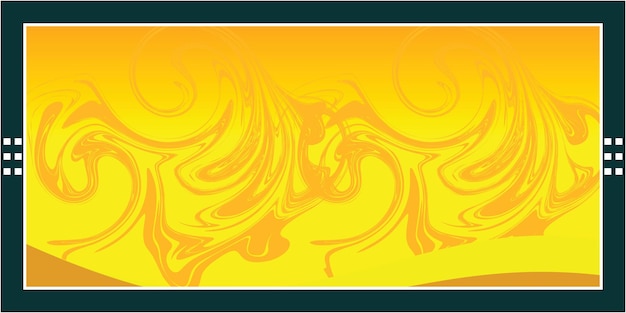 Yellow wave background