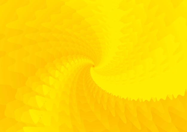 Vector yellow wave spiral background template