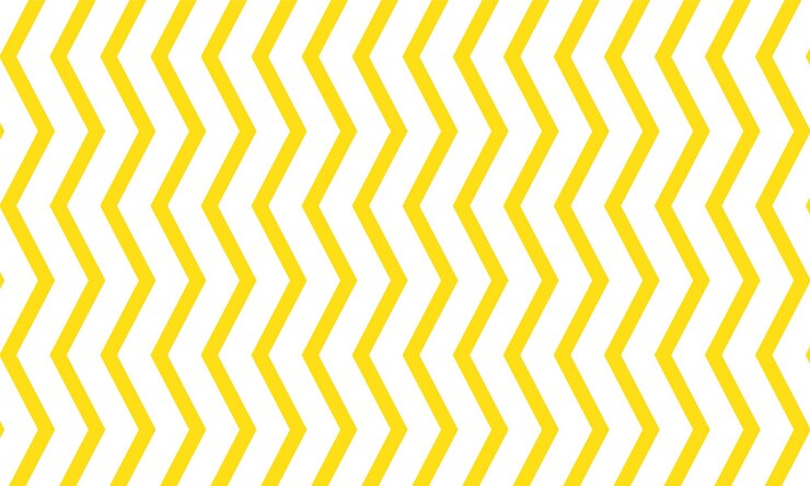 Vector yellow and white lines on a white background