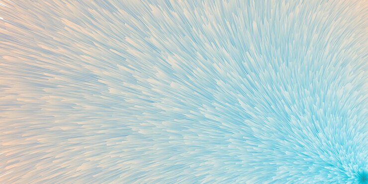 Vector yellow with blue fur background fluffy and soft surface pattern
