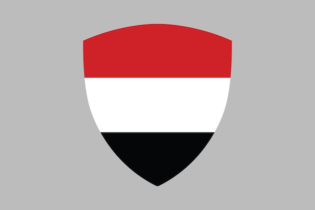 Vector yemen flag sign yemen national flag yemen flag vector illustration