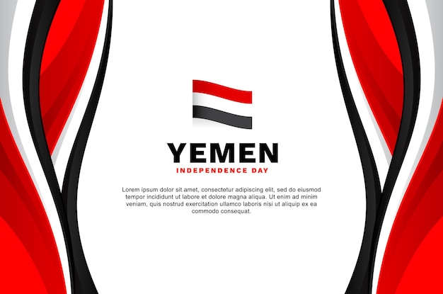 예멘 독립 기념일 배경 이벤트