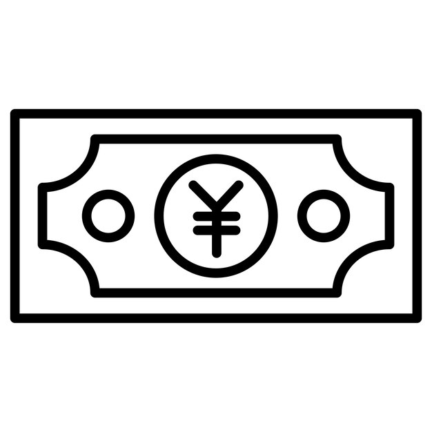 엔 통화 터 일러스트레이션