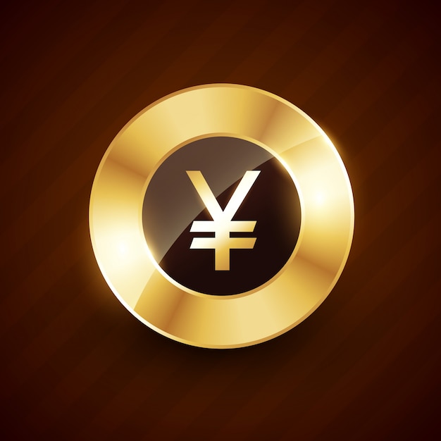 Yen golden coin