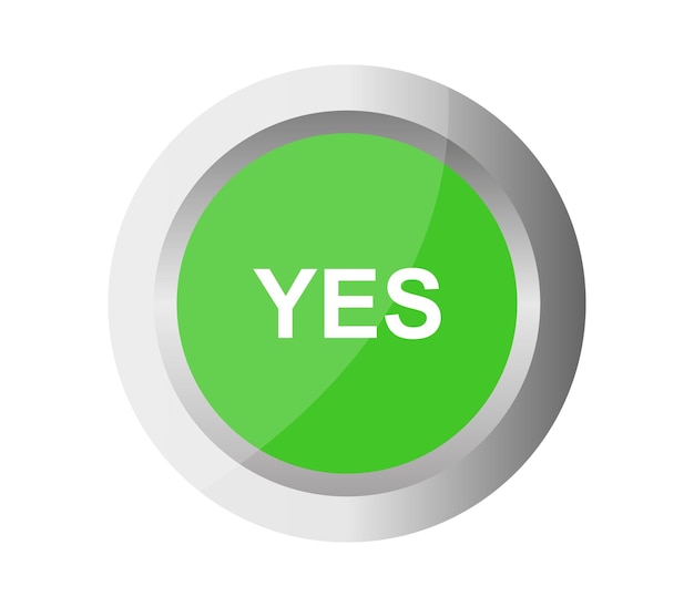 Yes button