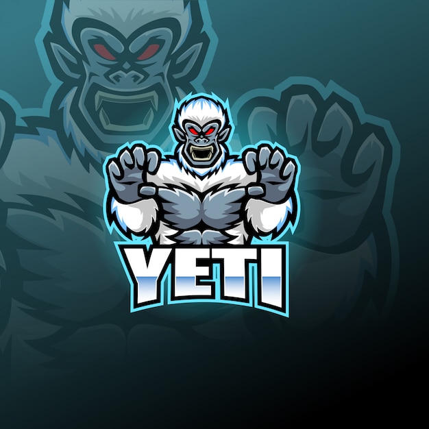 Yeti esport mascotte logo