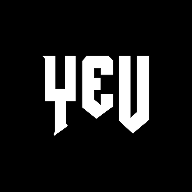 yeu letter logo design for technology company yeu logo design black and white color combination yeu logo yeu vector yeu design yeu icon yeu alphabet yeu typography logo design