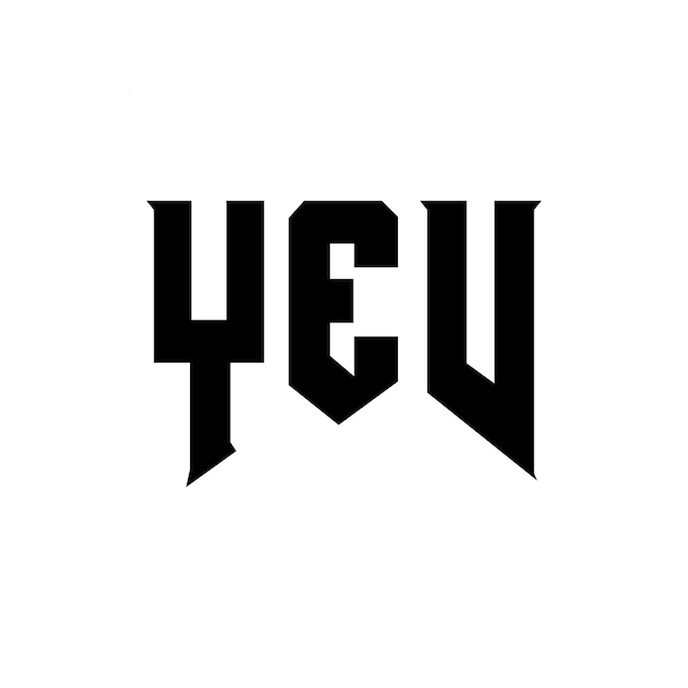 yev letter logo design for technology company yev logo design black and white color combination yev logo yev vector yev design yev icon yev alphabet yev typography logo design