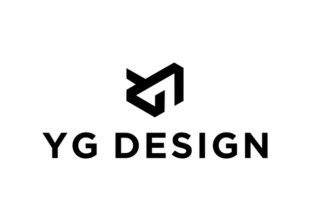 yg logo ontwerp vectorillustratie