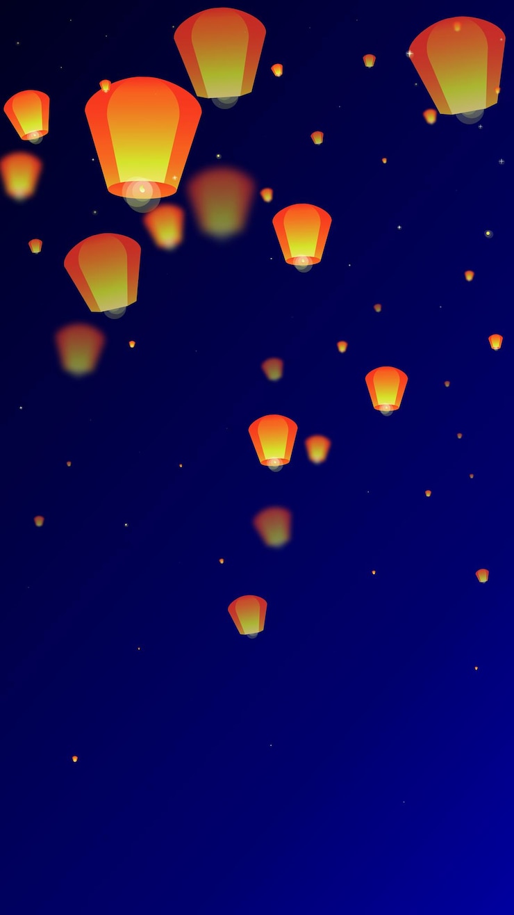 Vector yi peng festival card