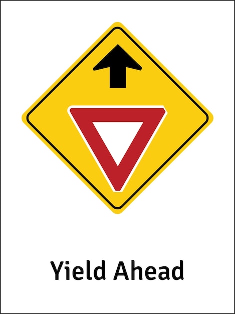 Yield ahead