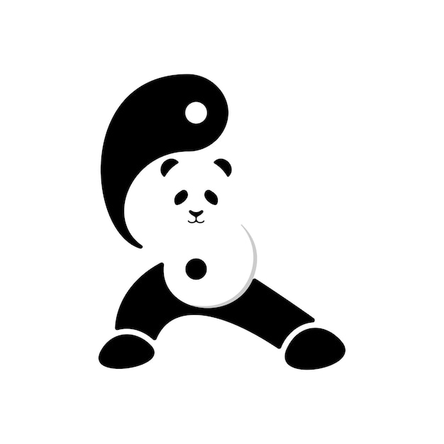 Yin Yang Panda in Kungfu Mode