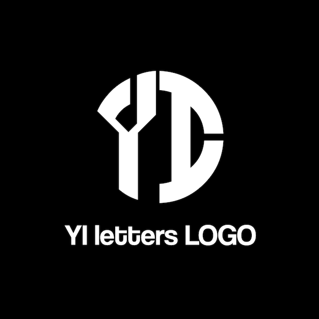 YL letters vector logo ontwerp