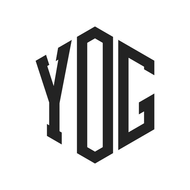 ヨーグー・モノグラム (YOG) のロゴは6角形の形を用いたイニシャルレターです