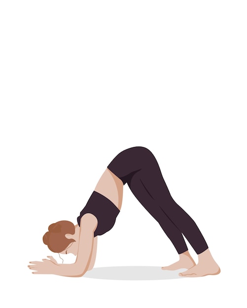 Vector yoga asana