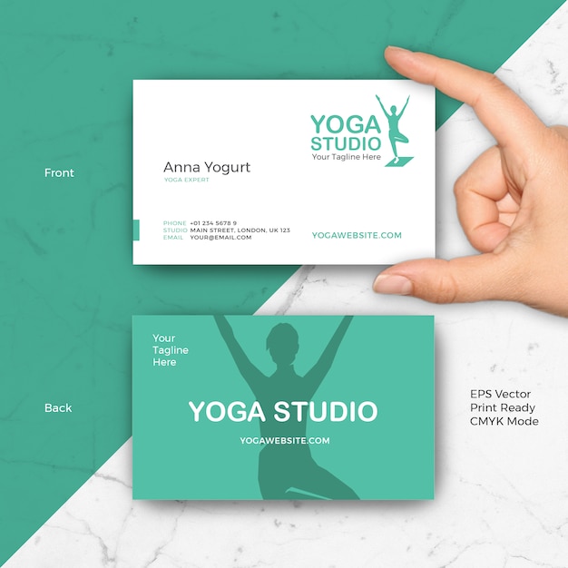 Yoga Business Card Template