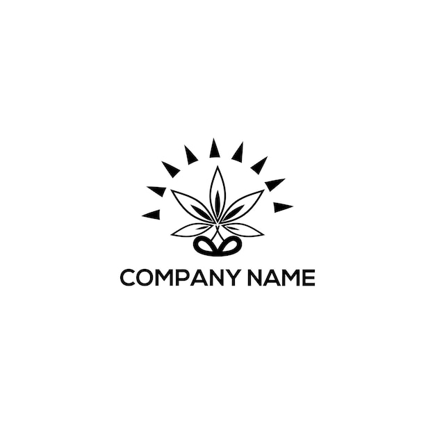 yoga cannabis logo