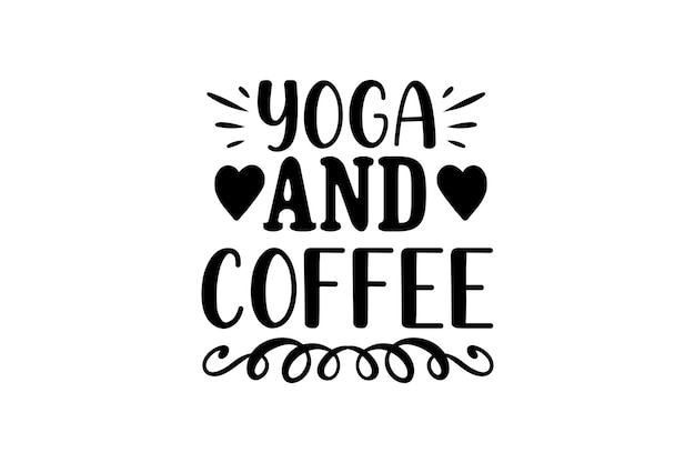 yoga en koffie