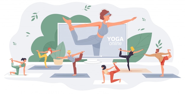 Corsi di yoga fitness in internet