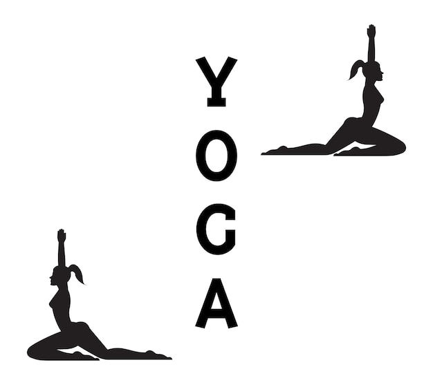 Yoga illustratie vector