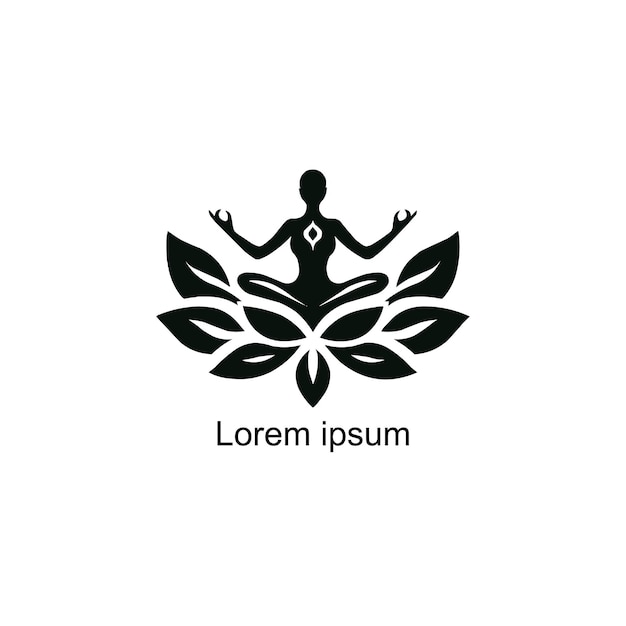 a yoga logo design for brand