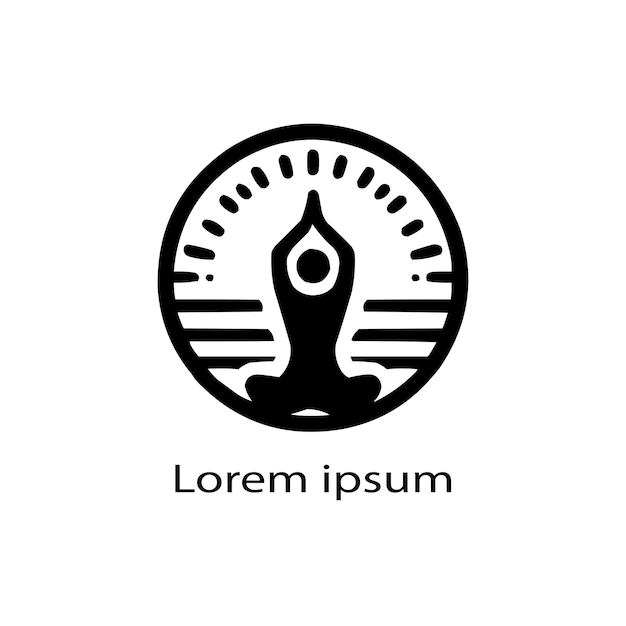 a yoga logo design for brand